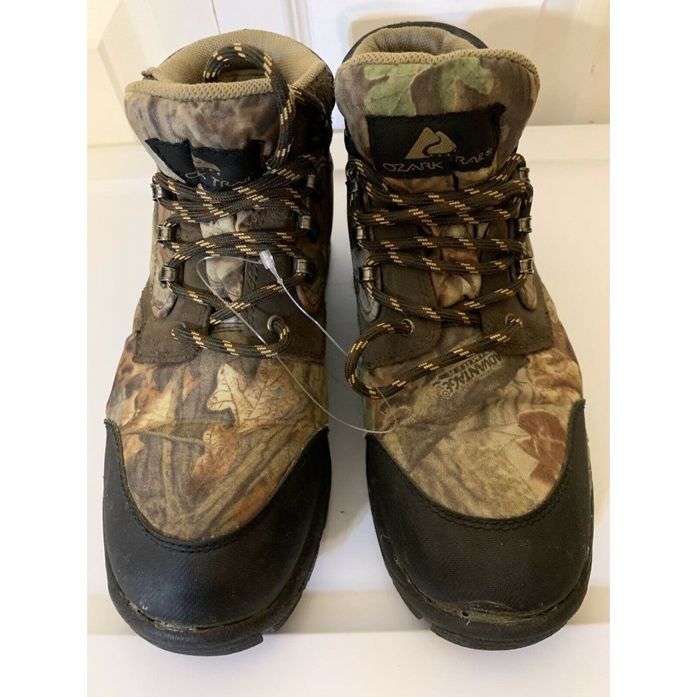 Ozark Trail Boone05 Camo Hiking Boots Men’s Sz 6.5